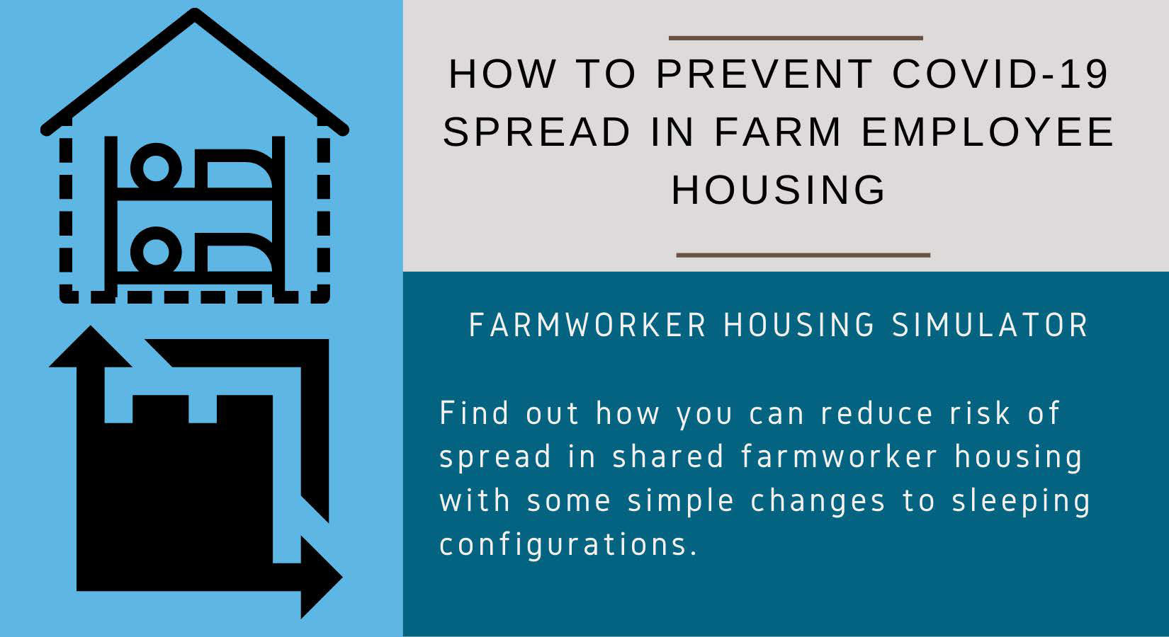 Prevent Spread: Interactive Farmworker Housing Simulator